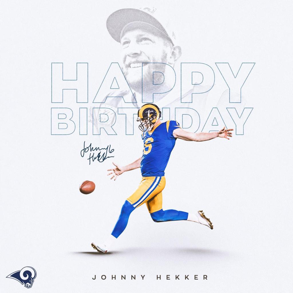 Happy birthday to the one and only Johnny Hekker!!  