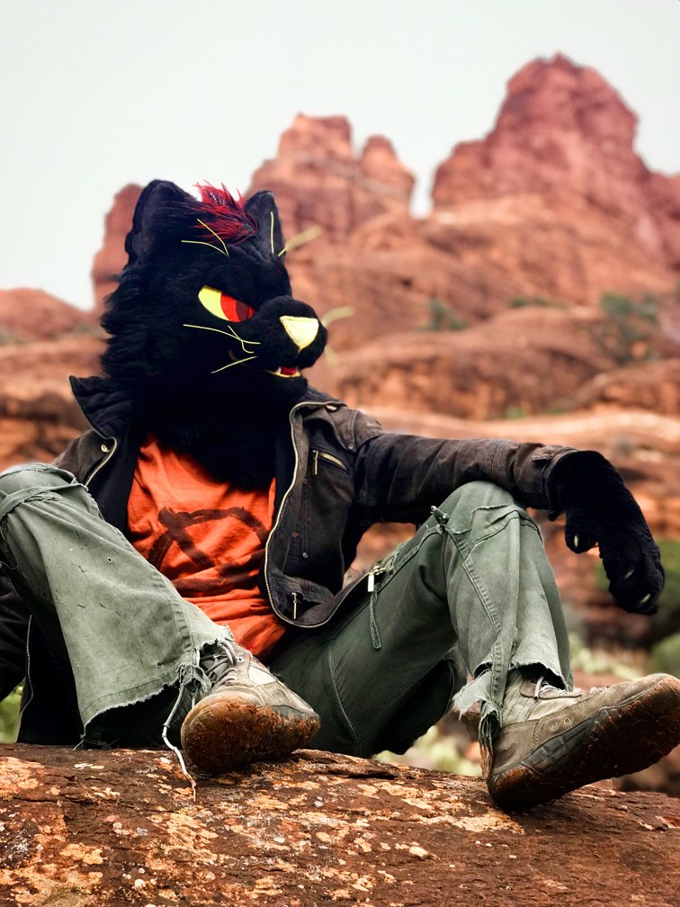Dirty.   #FursuitFriday