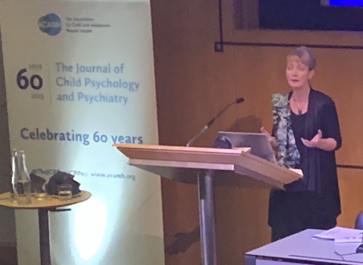 Absolutely fascinating talk from Prof Francesca Happé @HappeLab giving an overview on how the concept of autism has changed over the last 40 years #JCPP60 @TheJCPP @acamh