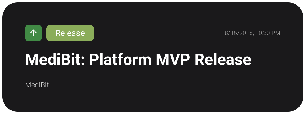 cointop_io's tweet image. MediBit: Platform MVP Release 
 
cointop.io/article/LdE1zm… 
 
Tags: #bullish #release
#MediBit