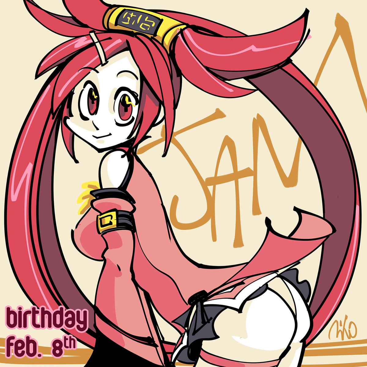 Game_B's tweet image. Today is Jam's Birthday from Guilty Gear!
#guiltygear #jamkuradoberi