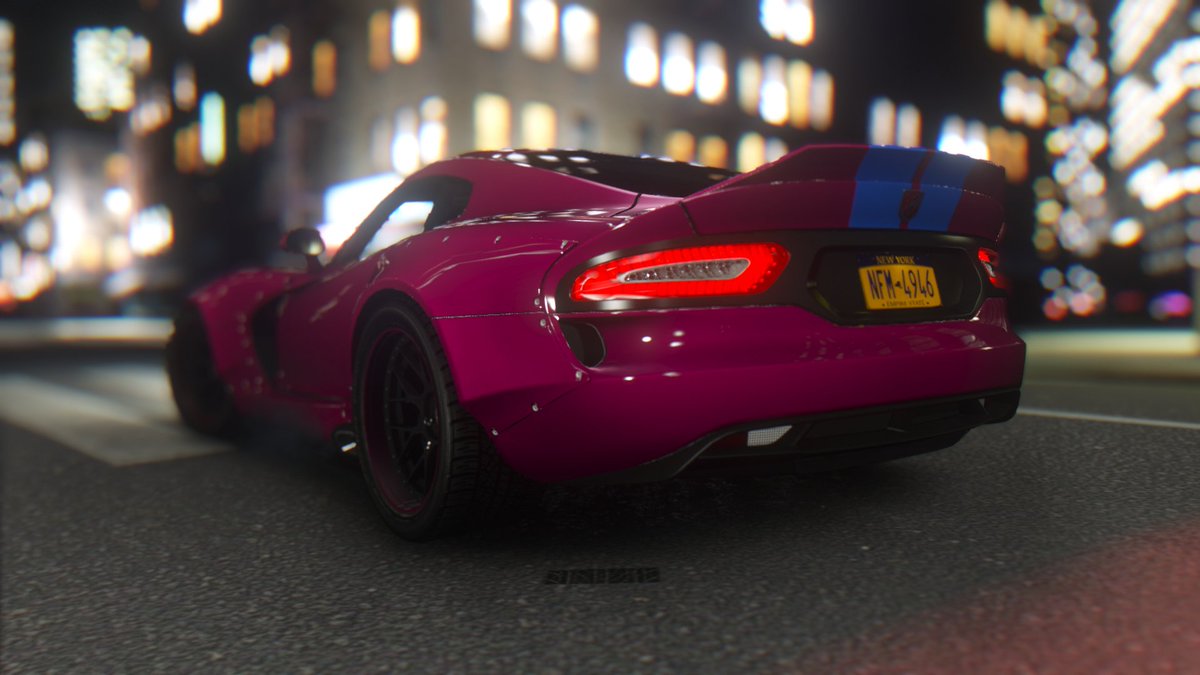 QuantV_'s tweet image. #GTAV #QuantV #GTAPhotographers #LibertyCity #Dodge #Viper #SRT #RocketBunny