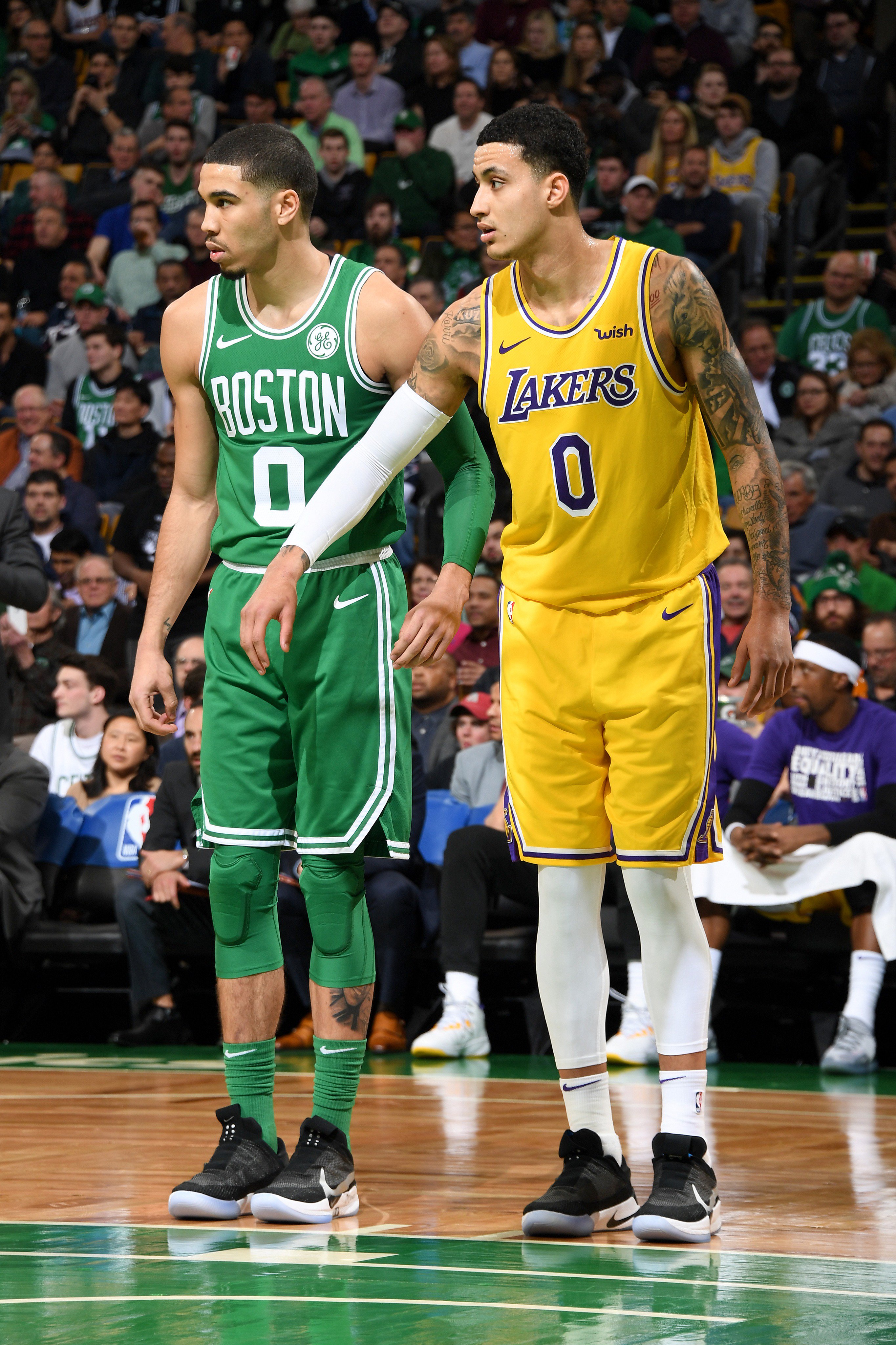 B R Kicks on X The future of Nike Basketball. jaytatum0 and kylekuzma wearing the Adapt BB. https t PSuOUYD0Cc X