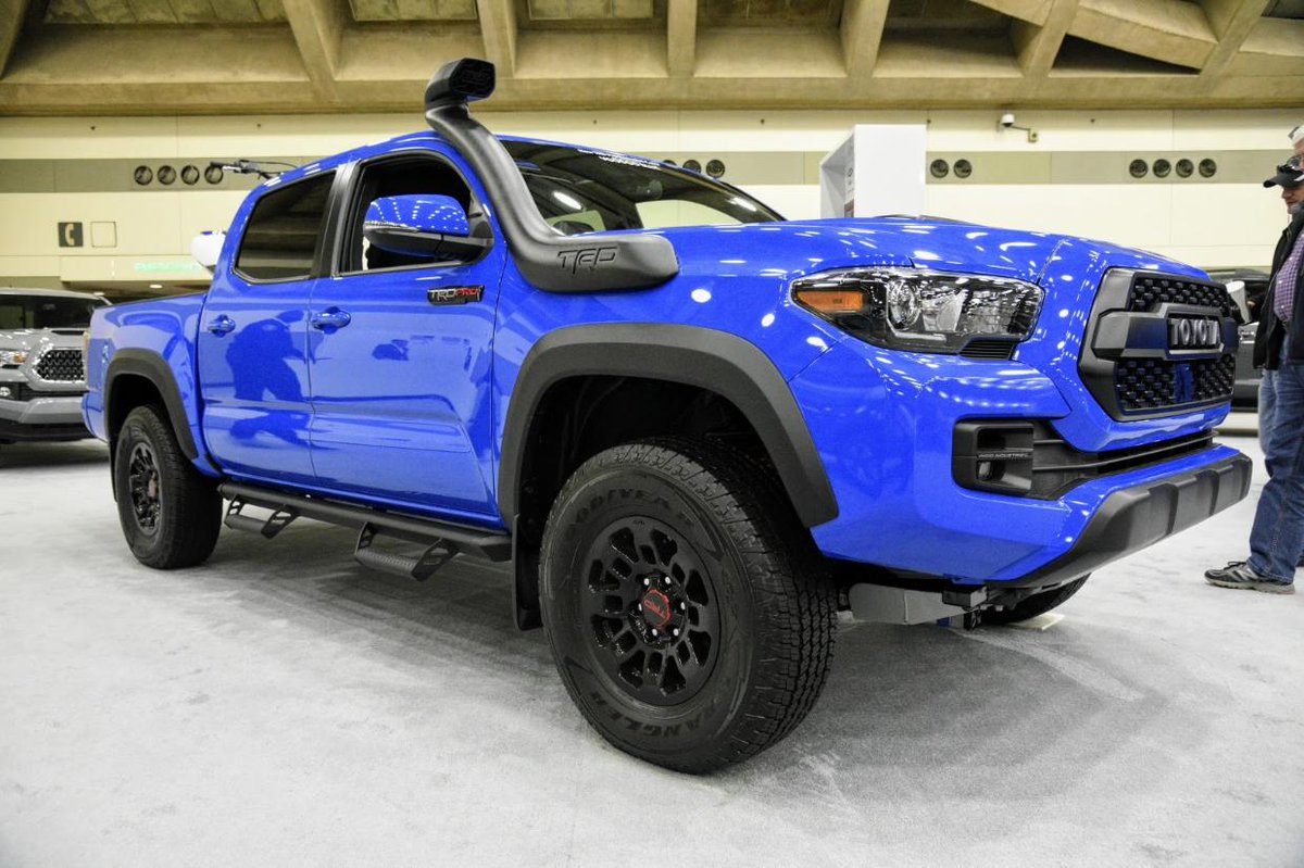 MDAutoShow's tweet photo. The #Toyota #Tacoma now has an option for a snorkel! #BaltAutoShow https://t.co/AJhcb7CRkM