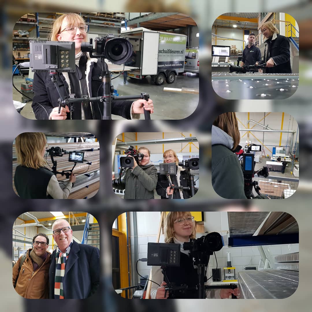 WeShootit99's tweet photo. Wederom mooie volle dag. Start in Nijkerk bij van Olst Interieurbouw, 123schijfdeuren, Armadietto voor de #KVK #Digitalisering #E-Book. #WeShootit met @josborsboom en @ruudmannaart Daarna door naar Stork #Hengelo voor de reactor #Opnames #BioMCN https://t.co/7YXnqfBTJn