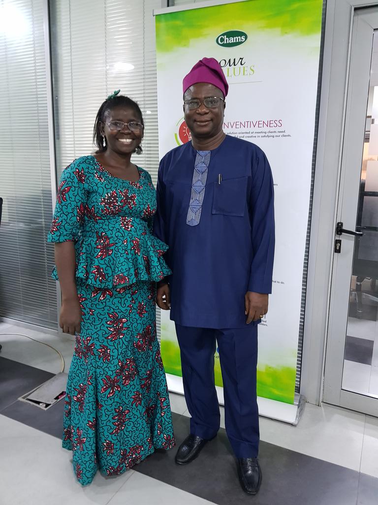 femiwilliams26's tweet image. Congratulations to a very wonder lady who has spent 10 years in Chams PLC with Pride.

#chams #chamsplc #10years