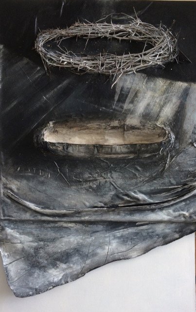 mmdiscoed's tweet photo. St Michael's Church, Discoed will hold a #Lent exhibition 
THE SEVEN LAST WORDS 6 March - 22 April
14 artists have been asked to respond to the 'Words' and work will be displayed making a sequence similar to the Stations of the Cross https://t.co/N374y8T9Hp
Image Ciara Lewis https://t.co/Jkr3XM1kGU