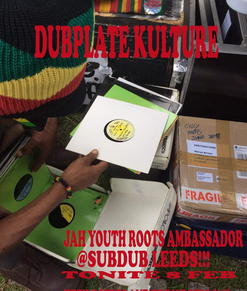 JAHYOUTHSOUND1's tweet photo. TONITE SUBDUB LEEDS

#Jahyouthsound
#soundsystem
#subdub
#leeds #music #worldwide
#princelivijah #uwimana
#gvibes #rassherby
#rimbim #robertrexentertainments
#robertrex #reggae 
#roots #dubplate #Kulture https://t.co/TRpDTz0GQI