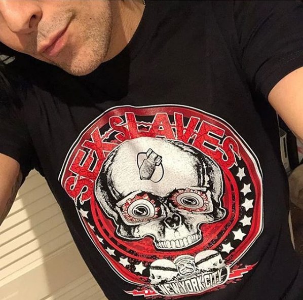 MERCH ALERT: A few LIMITED EDITION items from NYC 2019 Show are AVAILABLE NOW at our new merch store!!! MOVE FAST, BEFORE THEY ARE TOTALLY GONE! 💪💀⚡️ sexslavesmusic.bigcartel.com  #sexslavesmusic #merch #new #eric13 #delcheetah #jbomb