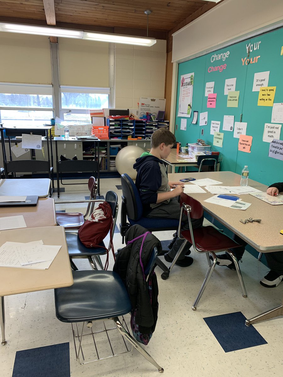 FTS_bHolleran's tweet photo. Working hard last block of the day as we write equations! #math #ddespride https://t.co/XcND0pnQPg