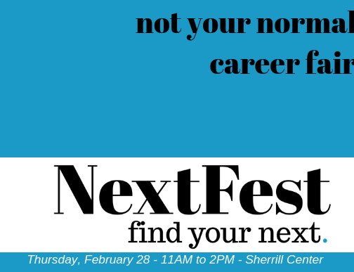 This is a great event for networking and new experiences! #FindYourNext #uncavl