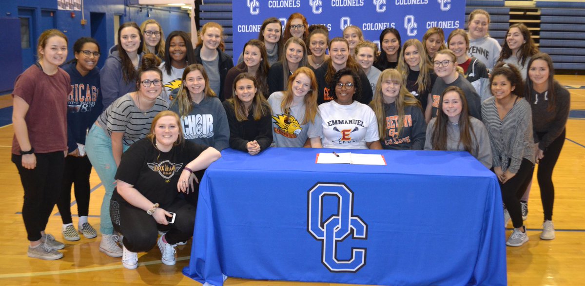 Congratulations to our goalie Ryann Horton <a href="/thehortonhears/">ryann “shea” horton</a> on her signing day as she officially commits to continue her education and play lacrosse at Emmanuel College in Georgia! 🦁 <a href="/ECLadyLionsLax/">EC Women's Lacrosse</a>