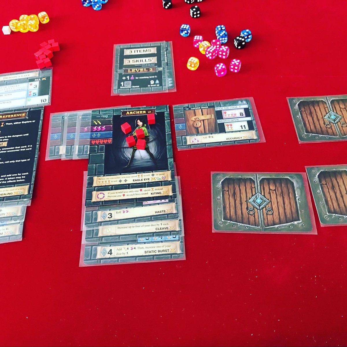 HBuchanan2's tweet photo. First shot at One Deck Dungeon solo by #asmadigames quick fun in a small package. https://t.co/N80NdqdSDc