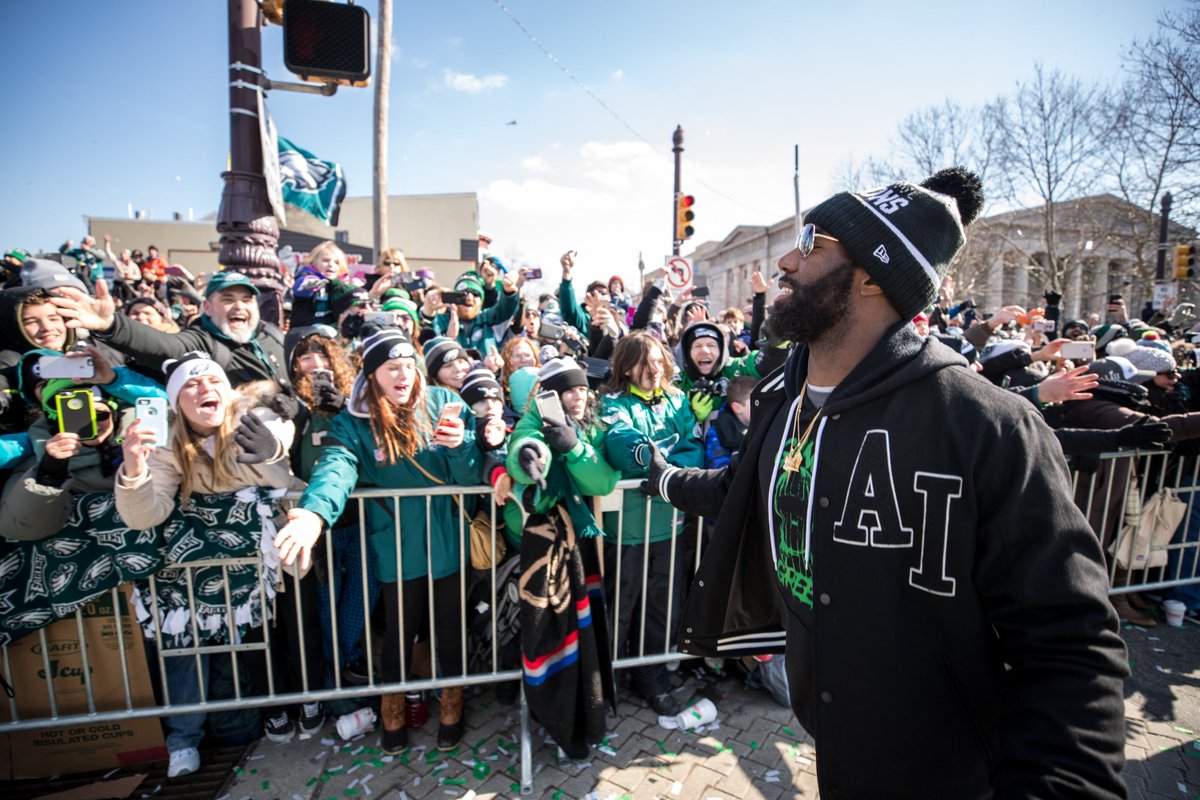 Eagles's tweet photo. One year ago today, we celebrated with #EaglesEverywhere.

#FlyEaglesFly https://t.co/PvZGkoan6a