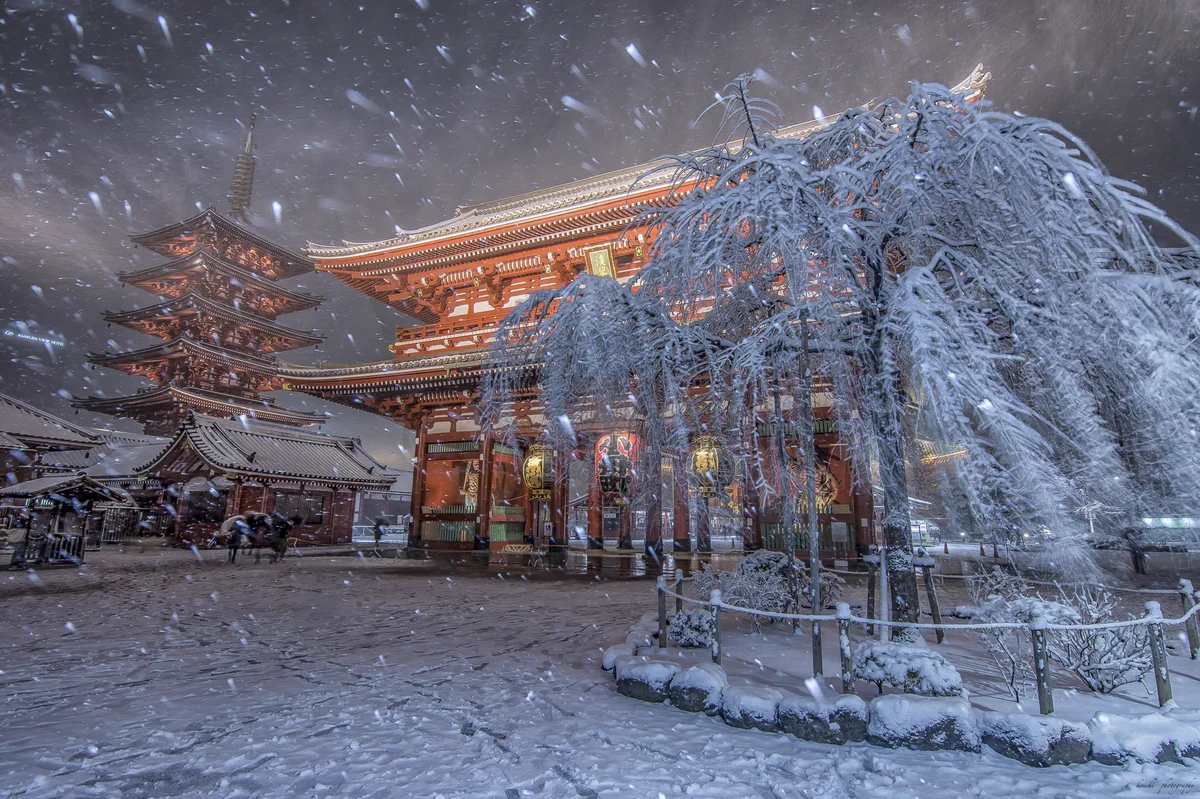 タイムスリップしたかのよう！大雪の浅草が素晴らしすぎる！