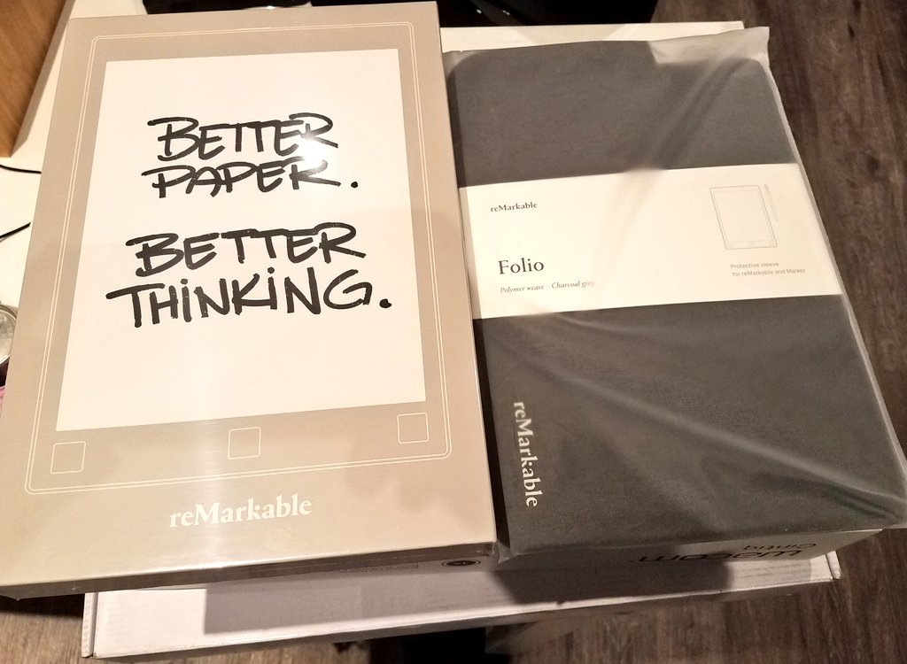We're testing this <a href="/remarkablepaper/">reMarkable</a> tablet in Production too. We told'em it better be remarkable...they know why 🤨
