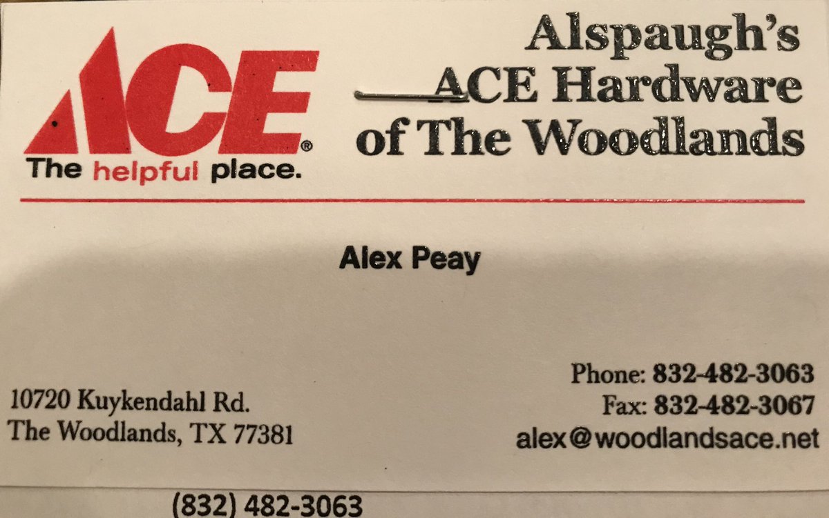 art_2019's tweet photo. Thank you ‘Alspaugh’s ACE Hardware’ of The Woodlands for your donation to the Art Auction. Proceeds will help fight hunger in our community. 
Art and Jewelry Auction is March 2, it’s time to get your tickets now!
https://t.co/1RzDzz2nEC https://t.co/W74Sx43vVo