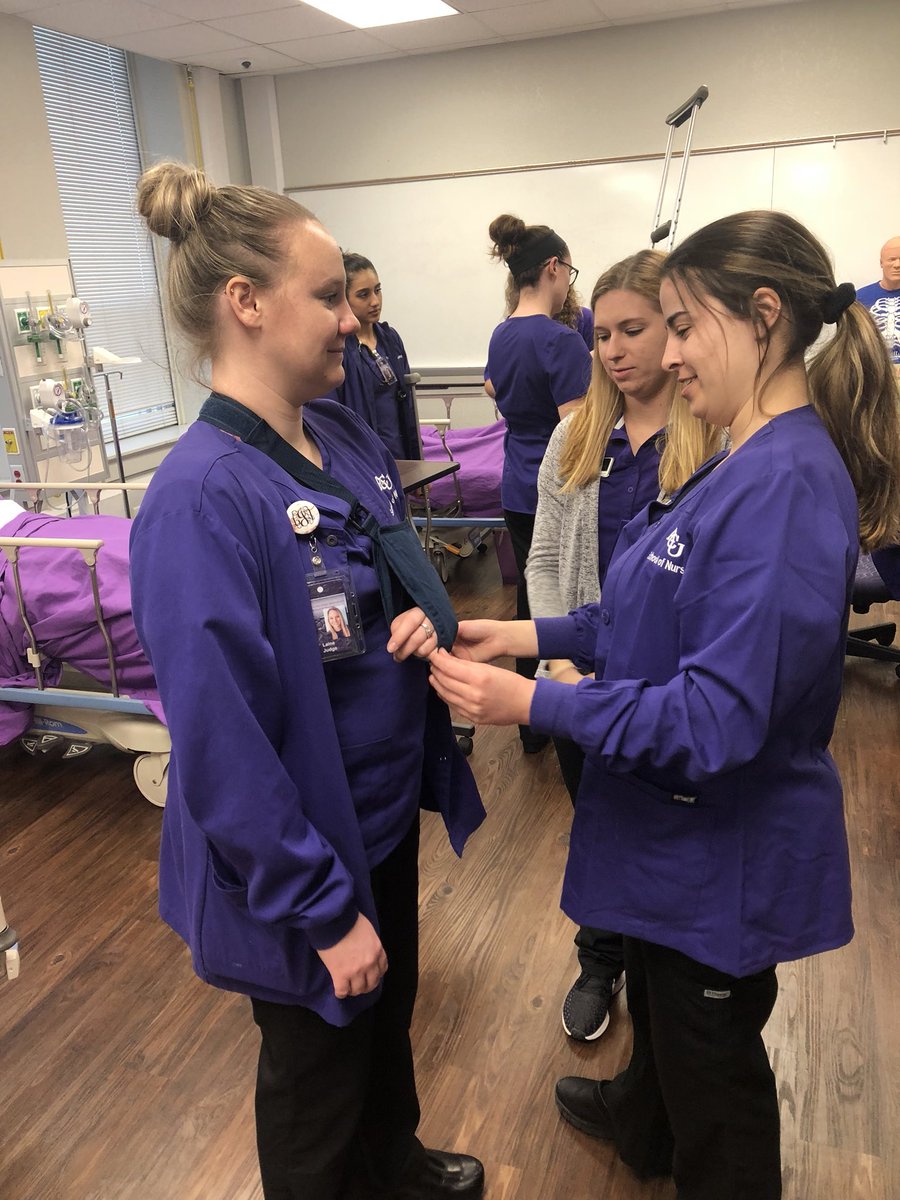 mat_acu's tweet image. We are extremely blessed to have a great nursing school on campus. This week we were able to teach sling and crutch fitting and ambulation to the first semester nursing students. It was a great opportunity for everyone! We can’t wait to do more IPE with them later this semester!