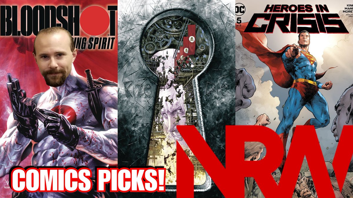 TheNRW's tweet photo. NEW #NRW! The #NewReleaseWednesday Show's Jesse Fresco's #comicspicks on #YouTube! #LIKE! #SHARE! #SUBSCRIBE! https://t.co/35TF4uk57q FOLLOW @TheNRW @TheNerdsofColor @Quirktastic_co #podcast #comics #bloodshot #fightclub #heroesincrisis https://t.co/fnGGtYrx9N