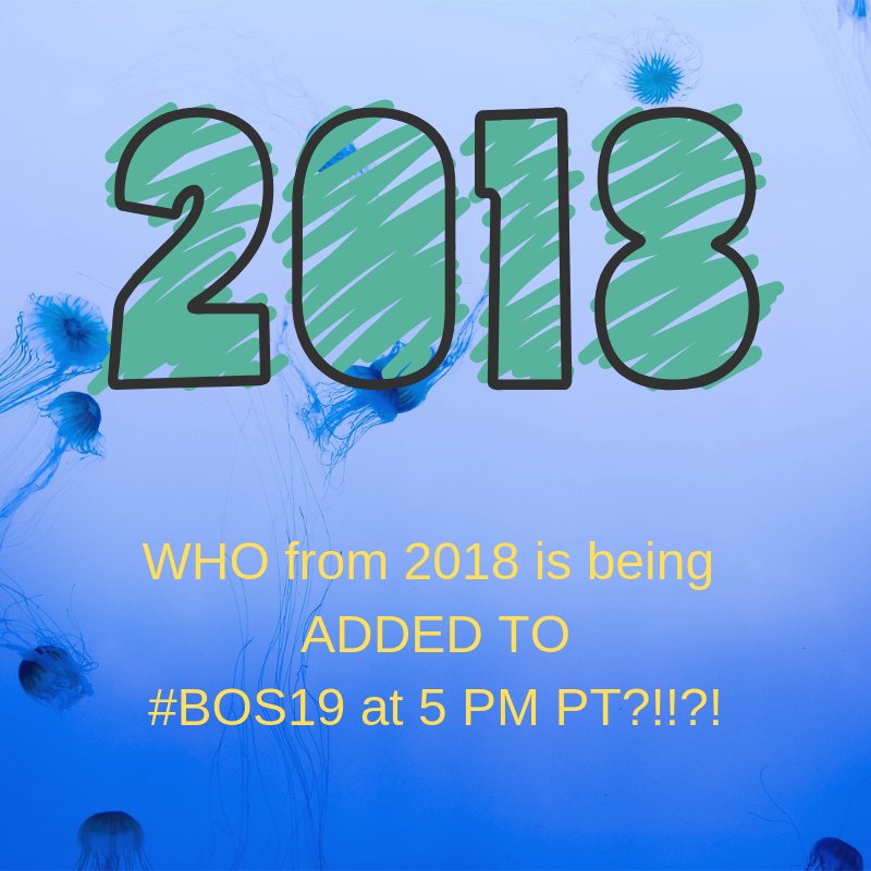 BoysOfSummer's tweet photo. 3 ARTISTS and 3 INFLUENCERS being announced today!!! WHO from #BOS2018 is coming BACK!??! β€οΈβ€οΈ https://t.co/m9KtbbfusD