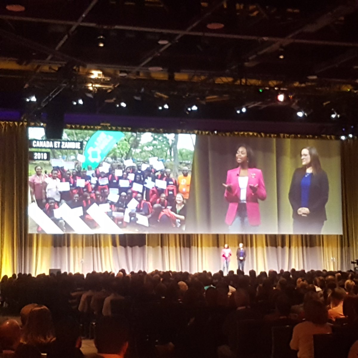 DBhamjee's tweet photo. Hearing about the @ExportDevCanada partnership with @carecanada - 10 years of great work together! #EDCconference #EDCmoments https://t.co/EGj5aNANvd