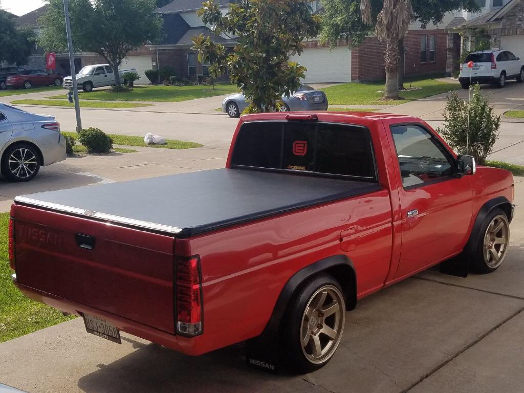 jorgeflo24's tweet photo. Please be on the lookout for a ‘97 Nissan hardbody around the Houston area. It was stolen last night from my home in Katy. Lincense plate : HSJ 3058 https://t.co/wFhwGvCdme