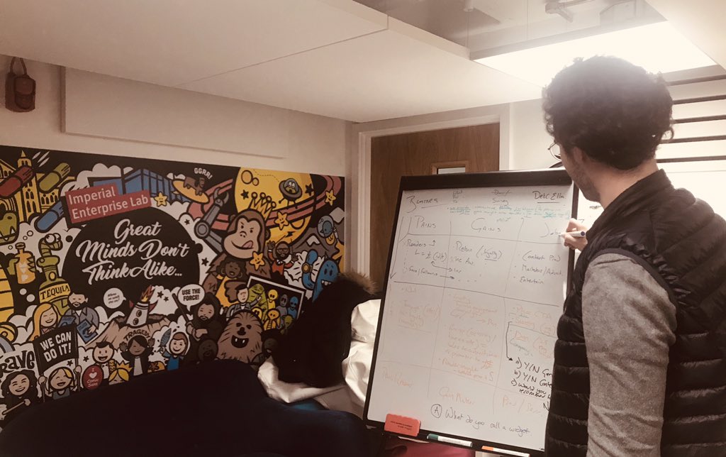 Commercial strategy workshop with client <a href="/DonacoUK/">Donaco</a> - contextual advertising on digital <a href="/imperialcollege/">Imperial College London</a> #commercialisation  #lateralthinking #customerpropositions