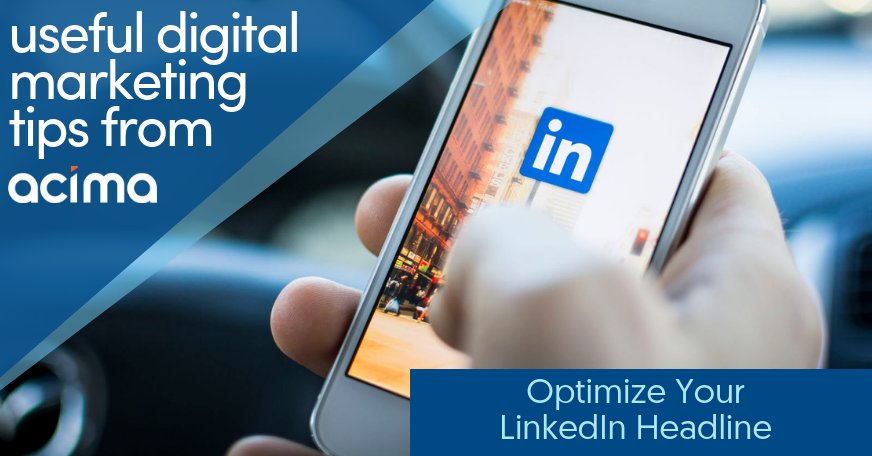 AcimaLeasing's tweet image. Merchants, does your LinkedIn headline accurately represent what you? Make sure you avoid confusing industry jargon (or "cute" language). Incorporate your job title, major key words, and if you can, the deeper "why" behind the work you do.