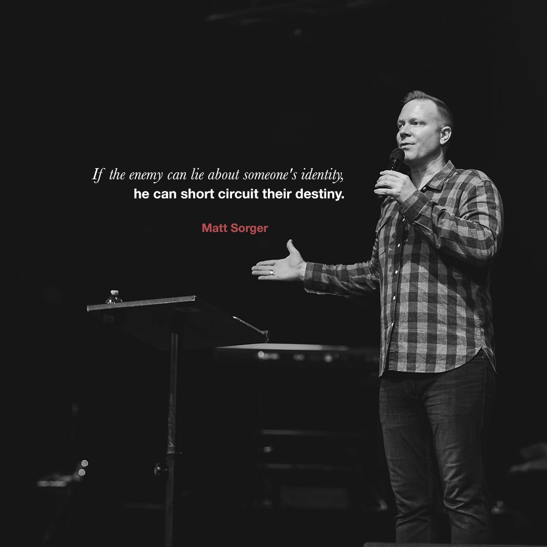 CFNI's tweet photo. The enemy causes us so often to get slipped up on our identity and calling. We are tempted to forget who we are and whose we are - in these moments, we lose sight of Jesus! @mattsorger
#FridayMotivation #CFNI #madefor #christianity #CFNILecture https://t.co/XpHcvaXv9I