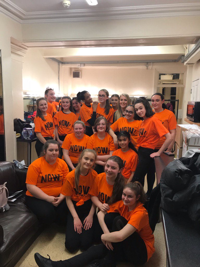 abblanchschool's tweet photo. Post show!! Well done girls and Miss Johnson 👍🏻fab performance ! #proud #absperformance https://t.co/p7i28NqE7w