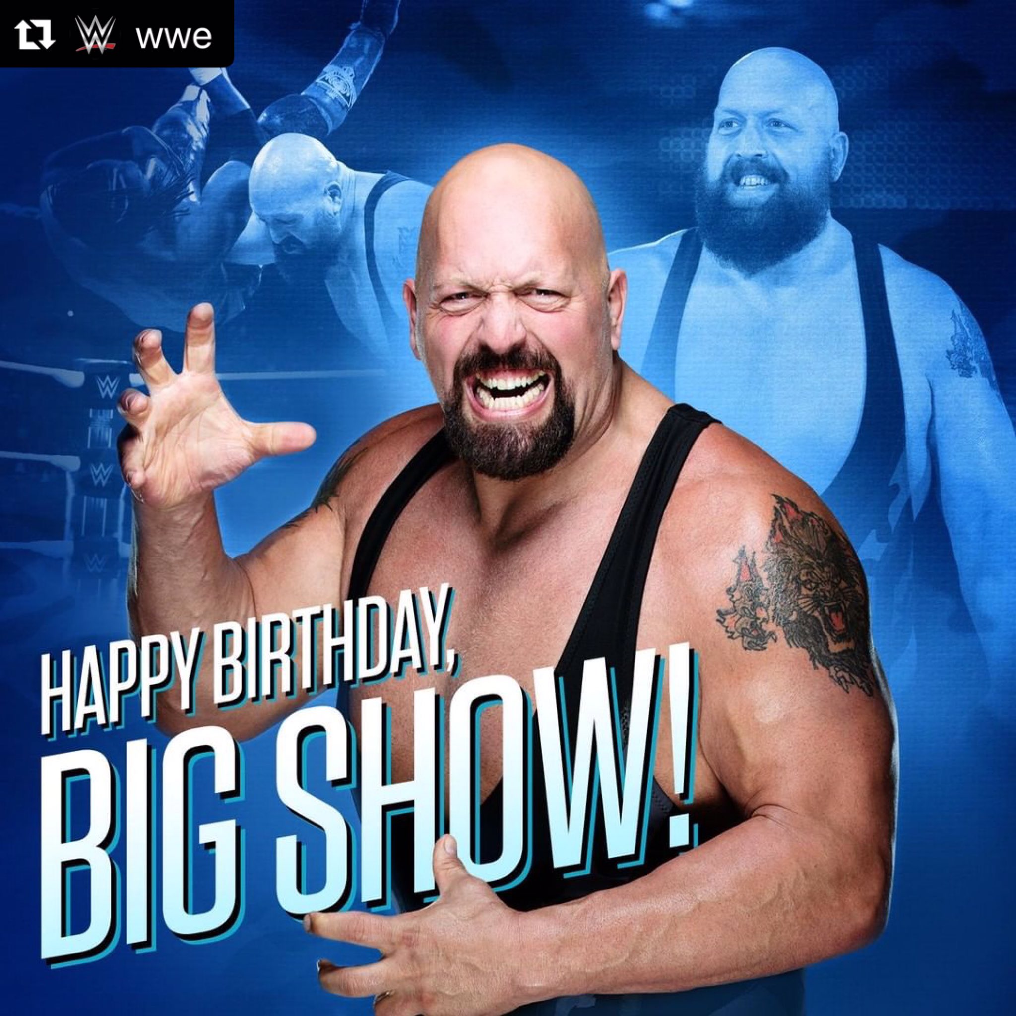  happy birthday Big Show!!!               