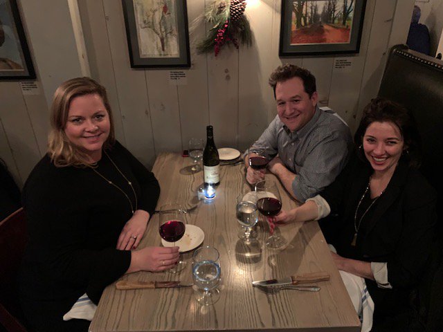 DMSWINE's tweet photo. Fun night out in our hometown @BaileysBackyard, one of our fave #Ridgefield restaurants, welcoming the newest member of our team, Jenny, who was visiting from Texas. The organic chicken is so fresh and so clean and delish!! @06877Chamber #Winelovers #Winelower https://t.co/n8PGAUUtHg