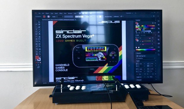 NickRoperRIP's tweet photo. @TheOliverTwins @TheOliverTwins do batteries on yr prototype #zxvega+ units still work ? ppl saying 1s delivered few months ago already dead wont hold charge . did yr unit at #dizzy30th come with this box design or was ethicaly packed ? does it have jetpac on ? did u get free joystick in photo ? https://t.co/H3oid8JPNr
