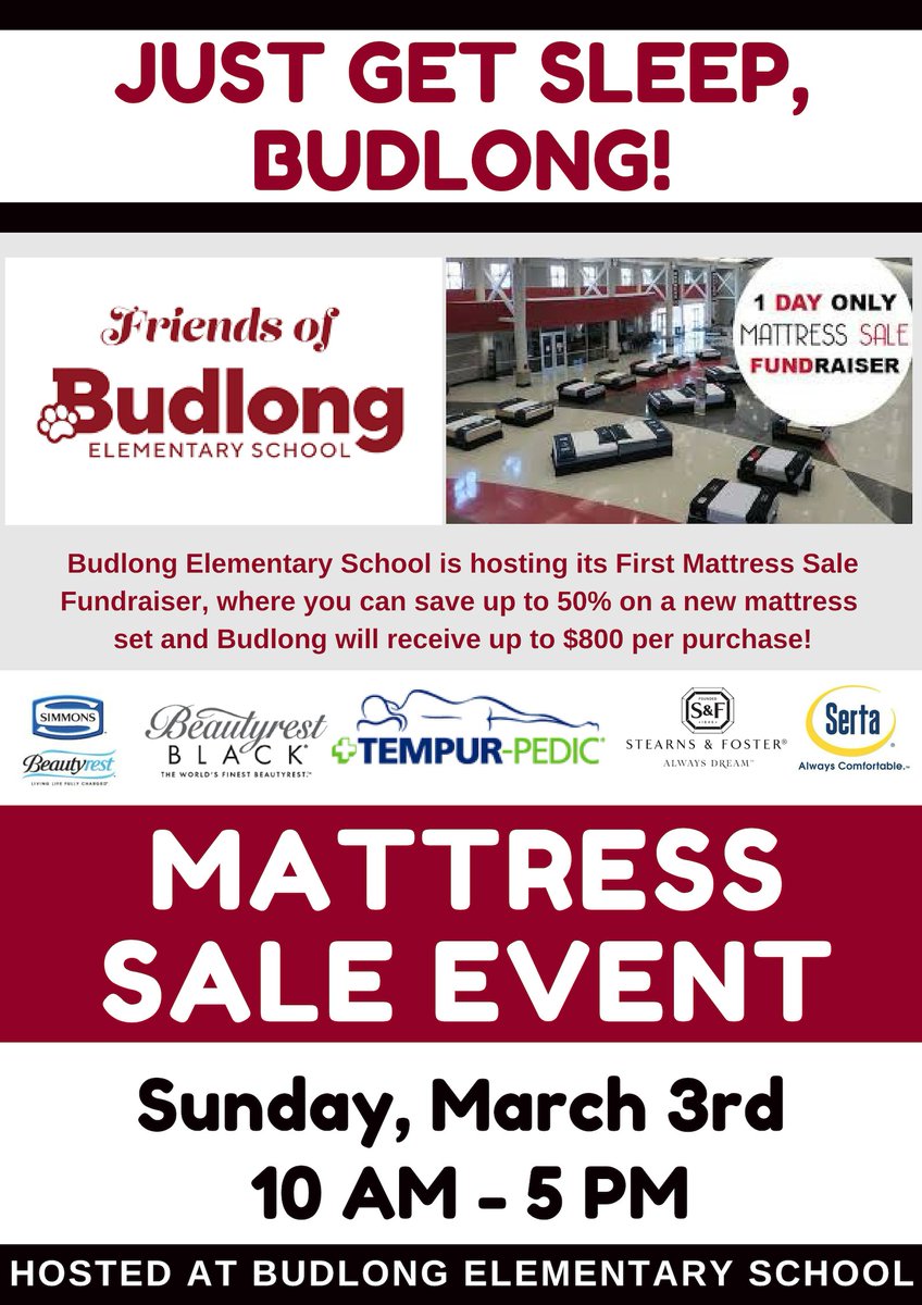 BudlongChicago's tweet photo. FOB is hosting a great new fundraiser that you can really sleep on! @PrincipalNaomi @BudlongSchool #mattress @SertaMattresses @Sealy @TempurPedic #budlongbeautiful https://t.co/dE3D4ek8lh
