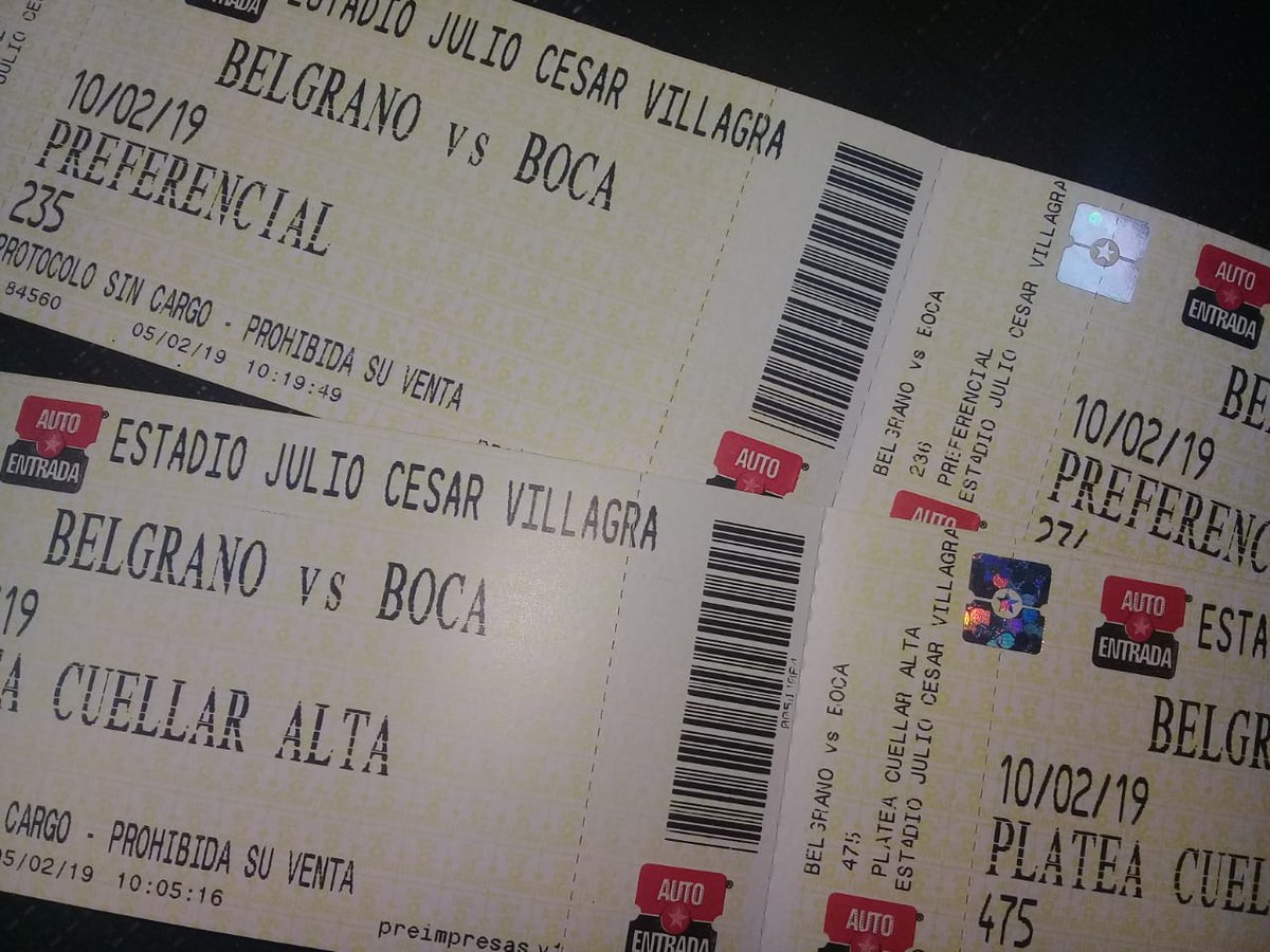 de_lacancha's tweet photo. GANÁ #Entradas para el partido BELGRANO - BOCA este domimgo, gentileza @Belgrano .Datos, me gusta, RT y participá en todas nuestras redes: fanpage e instagram. Dale, anotate! https://t.co/WuGLqiDrol