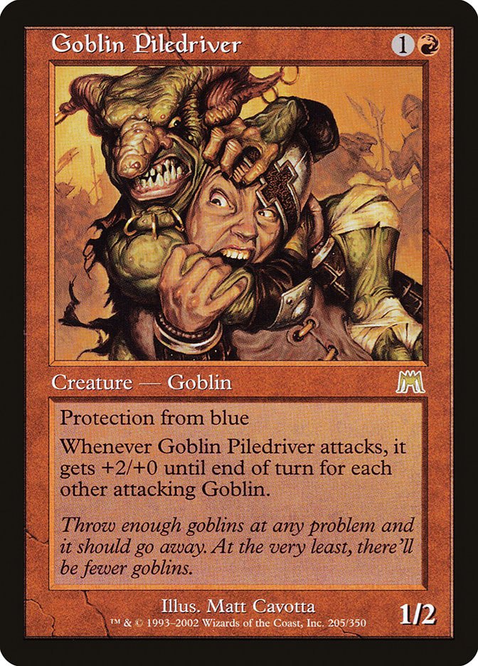 HairlessThoctar's tweet photo. IK JUST SAYIN
professional wrestling world Kylem would have been the perfect place to feature Goblin Piledriver art actually having a goblin piledrive someone.
#mtg #mtgart #Vorthos #mtgbbd https://t.co/SAoRbGGRVV