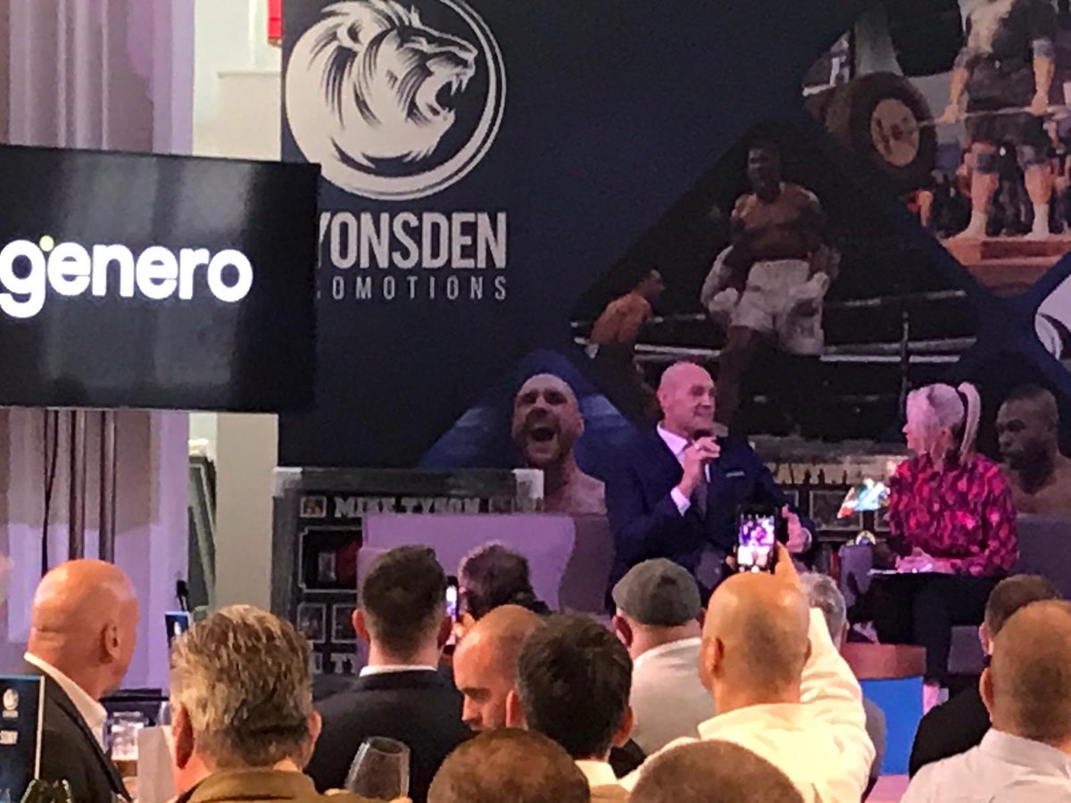 GeneroGroup's tweet image. We were thrilled to produce the Q+A today hosted by @PollyJames supporting Lyonsden Promotions for boxing legend @Tyson_Fury #heavyweight #Cardiff #boxing #eventprofs #eventlife #TysonFury #eventmatters Thanks to @imchurchychurch and @RyzeGroup always a pleasure