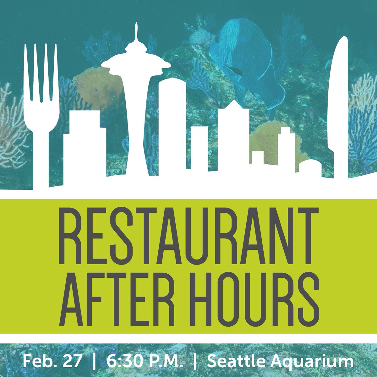 SeattleChamber's tweet photo. Where can you taste mocha braised short ribs, duck cubans & salted caramel cheesecake, sip local beers & liquors, and mingle with hundreds of business folks & foodies in one place? Restaurant After Hours at the @SeattleAquarium, Feb. 27! https://t.co/I0PEucxJnL #eatmeetrepeat https://t.co/mELMz10bhD
