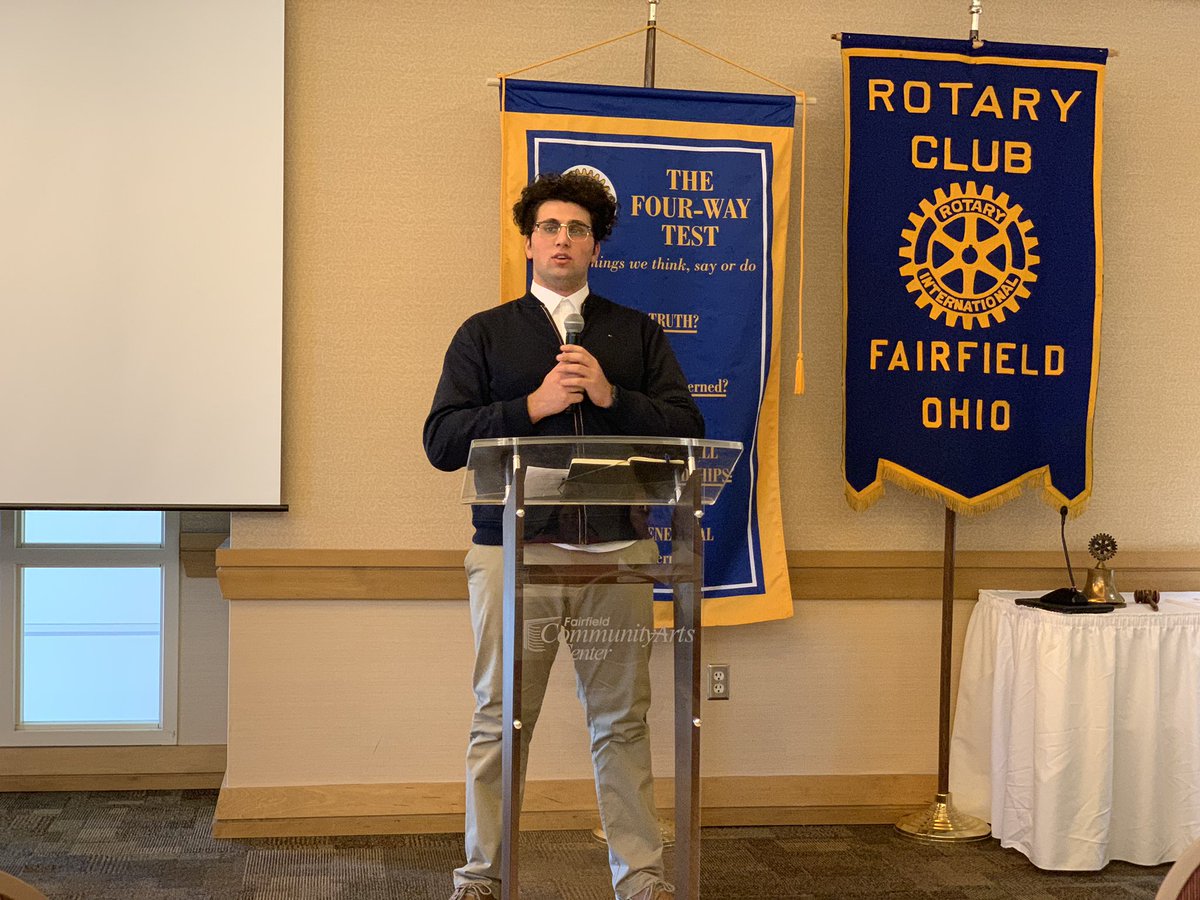 Thank you to Jillian and Nabiel for taking the time to speak <a href="/rotaryfairfield/">Rotary Fairfield OH</a> today! #FairfieldPride
