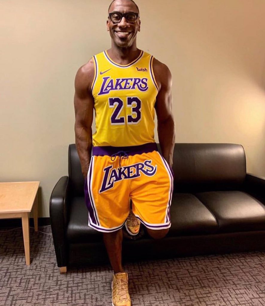 shannon sharpe lakers jersey