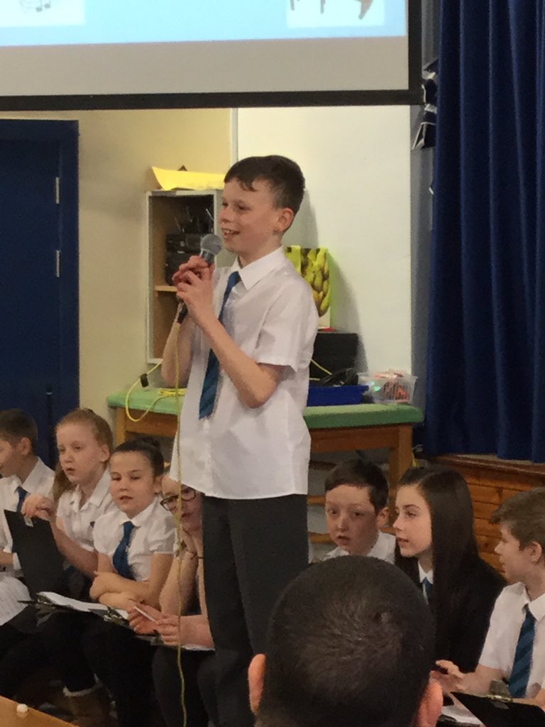 Barsail_Primary's tweet photo. Congratulations and well done to our Barsail Burns’ Competition winner Jacob Dorey for his fantastic recital of ‘Up In the Morning Early’! 🏆👏👏👏 #scots #burns #barsail #renfrewshire https://t.co/yEzT1yhefk