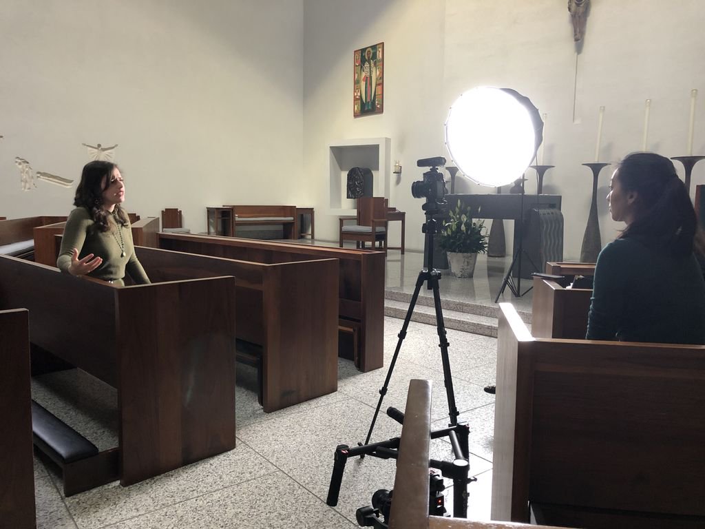 stthomashouston's tweet photo. When it’s #Friday at #USTHouston and there’s a video shoot inside the Chapel of St. Basil! #BeYourBoldSelf #StayTuned 🦁
.⠀
.⠀
.⠀
#usthouston #uststrong #ustpride #celtstrong #celtspride #CeltNation #houston #montrose #montrosehouston #university #catholicuniversity https://t.co/bt6uhyvCVn