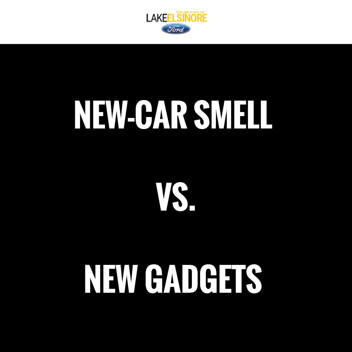What're you most excited about when you buy a new ride?