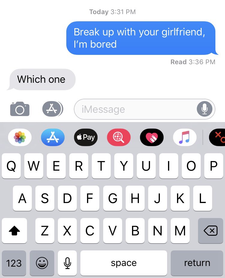 What to text your girlfriend