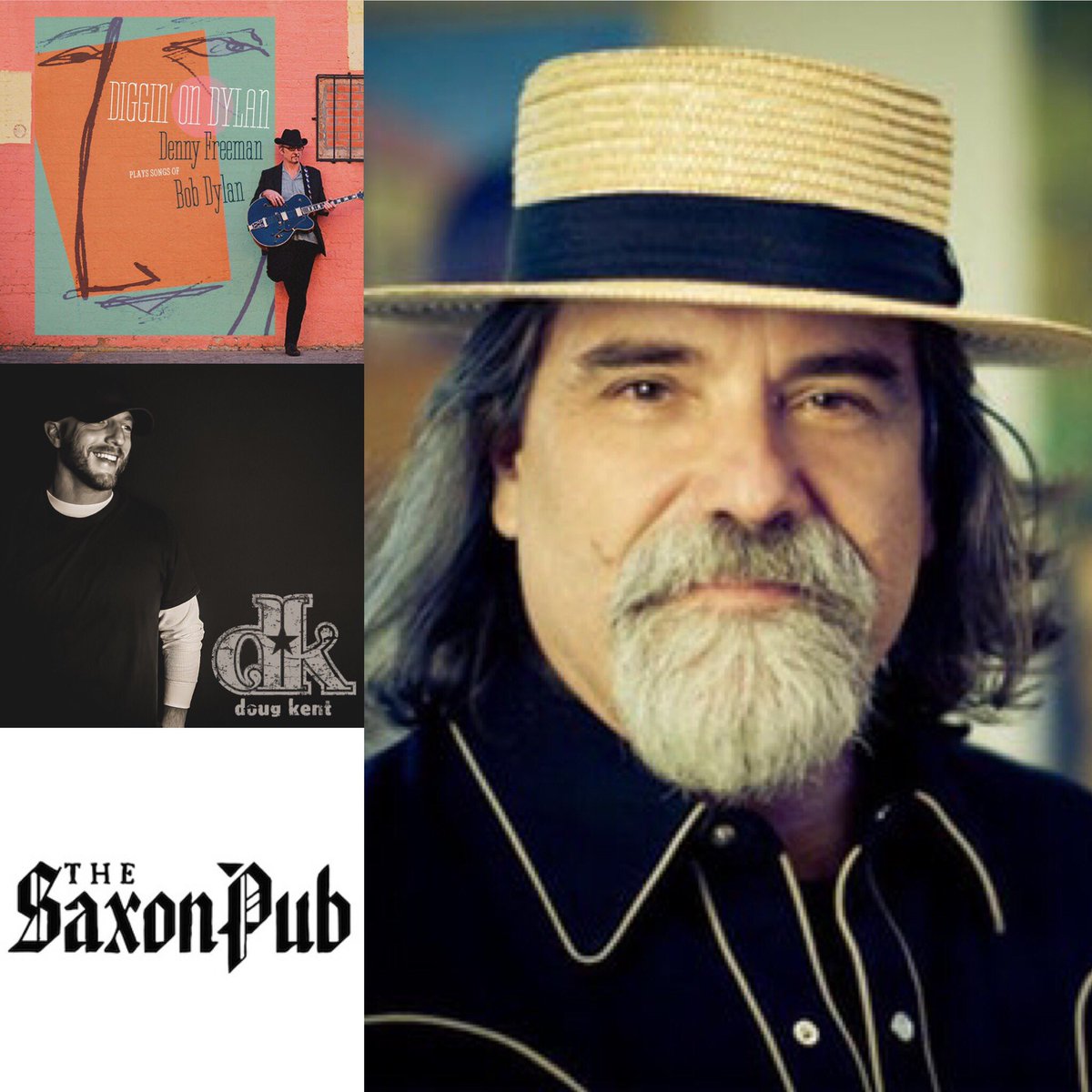 Come early and stay late!! 
Friday night at The Saxon Pub.

  6:00 - Denny Freeman
  9:00 - Darrell Scott
 11:00 - Doug Kent

#livemusic #fridaynight #austintexas #liveinaustin #thesaxonpub #southlamar #dennyfreeman #darrellscott #dougkent