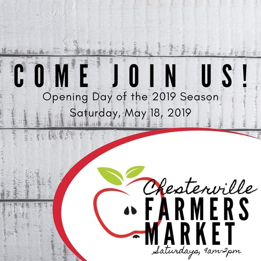 Come join us for our opening day: Saturday, May 18! #farmersmarket #organic #shoplocal #farmtotable #local #eatlocal #supportlocal #market #chestervillefarmersmarket #chesterville pic.x.com/B3P8SuQEWO