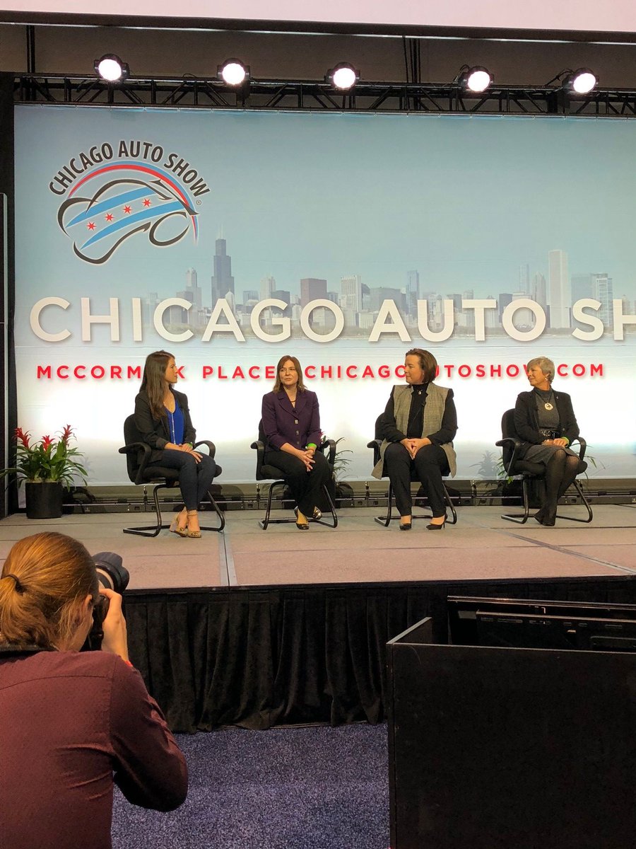 Today Tania Wingfield, VP of engineering, Power Drive Systems was on a "How Women are Driving Change in the Auto Industry" panel with colleagues from <a href="/Hyundai/">Hyundai USA</a>, <a href="/ZF_Group/">ZF Group</a> and <a href="/NADAUpdate/">NADA</a> at the <a href="/ChiAutoShow/">Chicago Auto Show</a>'s annual "What Drives Her" event. #CAS19