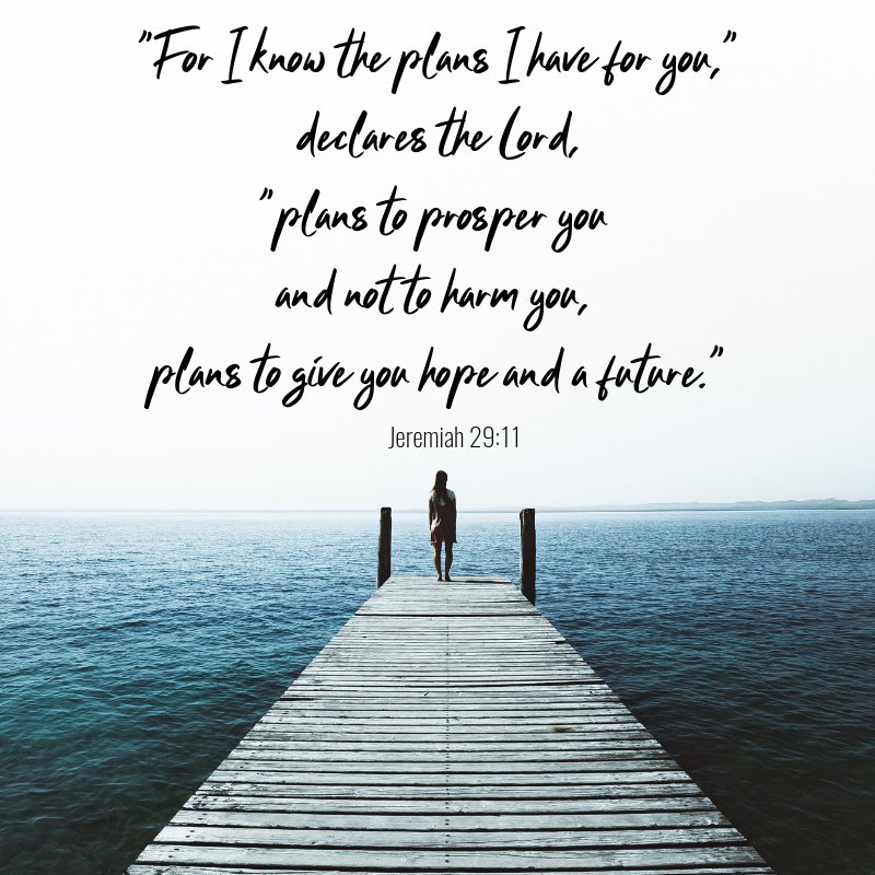 Drop your worries, your burdens, your stress. Trust in your journey. Trust in God's plan. Your future is beautiful.

#Christian #ChristianLife #Faith #Christianity #Grace #Truth #Plan #GodsLove #Jesus #BibleVerse #GodLovesYou #Suicide #Hope #Future #SuicidePrevention #Love