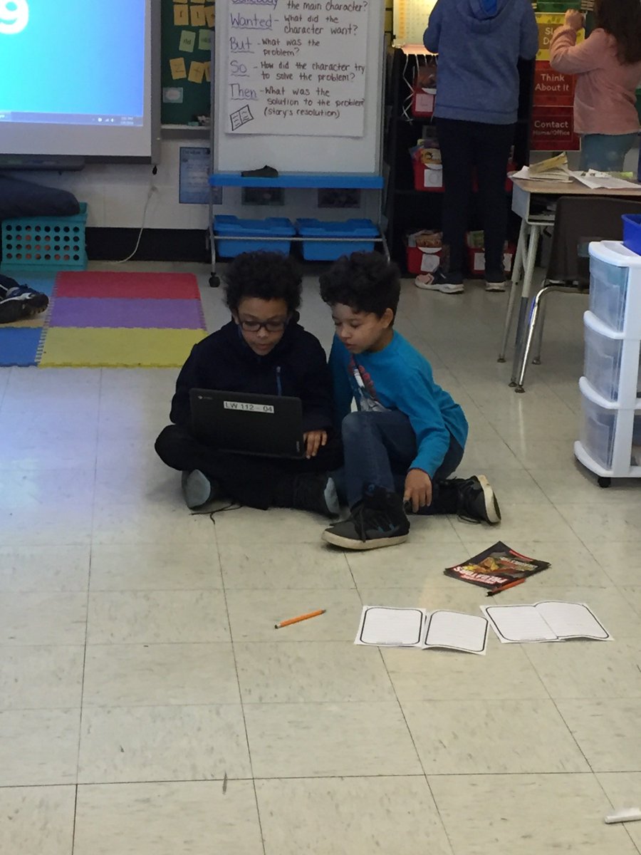 mbpaterno's tweet photo. Working hard during #geniushour today in 3rd grade! #wyasd https://t.co/c9ARbjDDGY