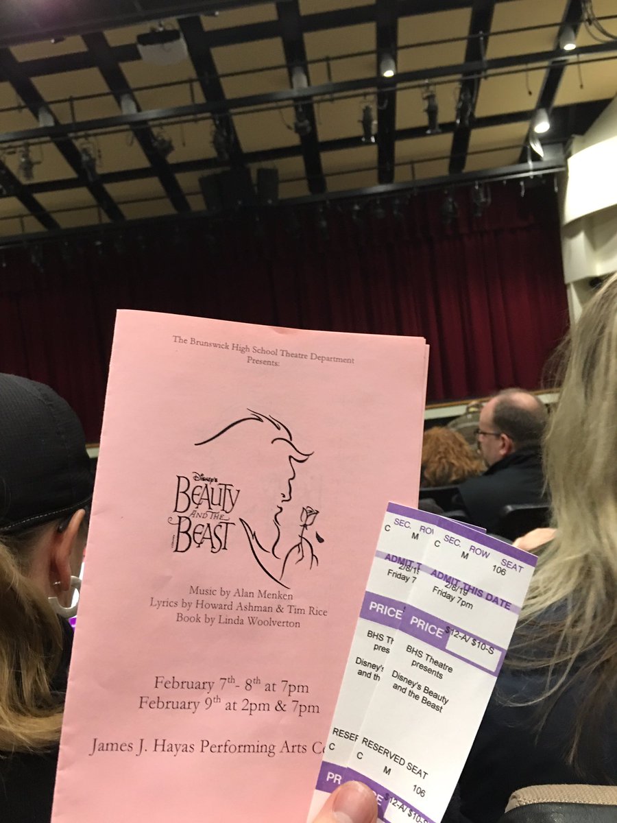 Be their guest... get ready for the 2019 Winter Musical - Beauty and the Beast! Don’t miss your shot to see it tomorrow at 2 PM and 7 PM in the Brunswick Performing Arts Center! 🌹